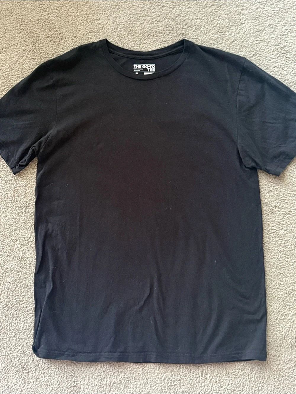 adidas Men’s“The Go To Tee” Black Short Sleeve Crewneck Tee!